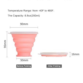 Foldable Travelling Glass